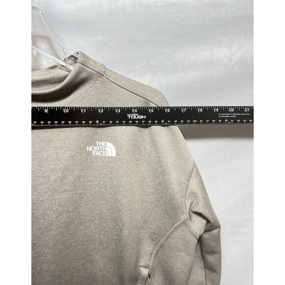 The North Face Womens M Brown Crop Long Sleeve Mock Neck Athletic Top - Picture 2 of 10